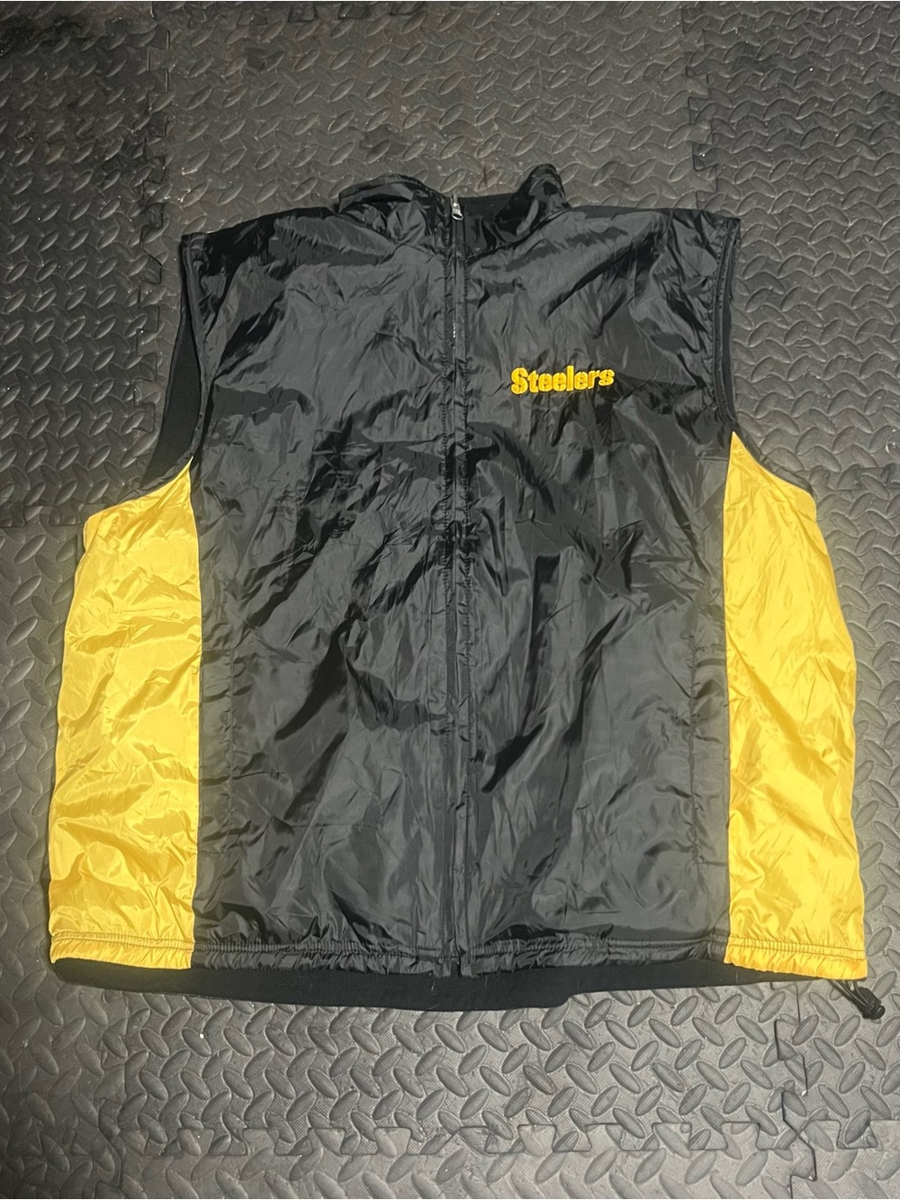 NFL Black and Yellow Team Jacket with Embroidered NFL Shield